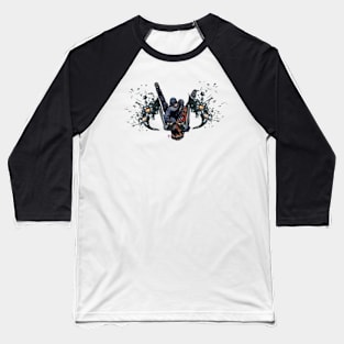 Heavy Metal Rules Baseball T-Shirt